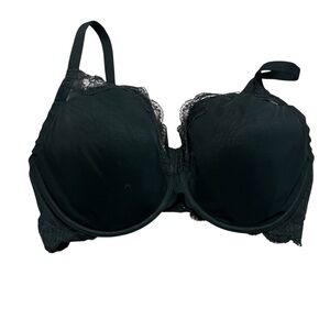 Like New Natori Black Lace Underwire Bra Size 40DDD Tripple Clasp Adjustable